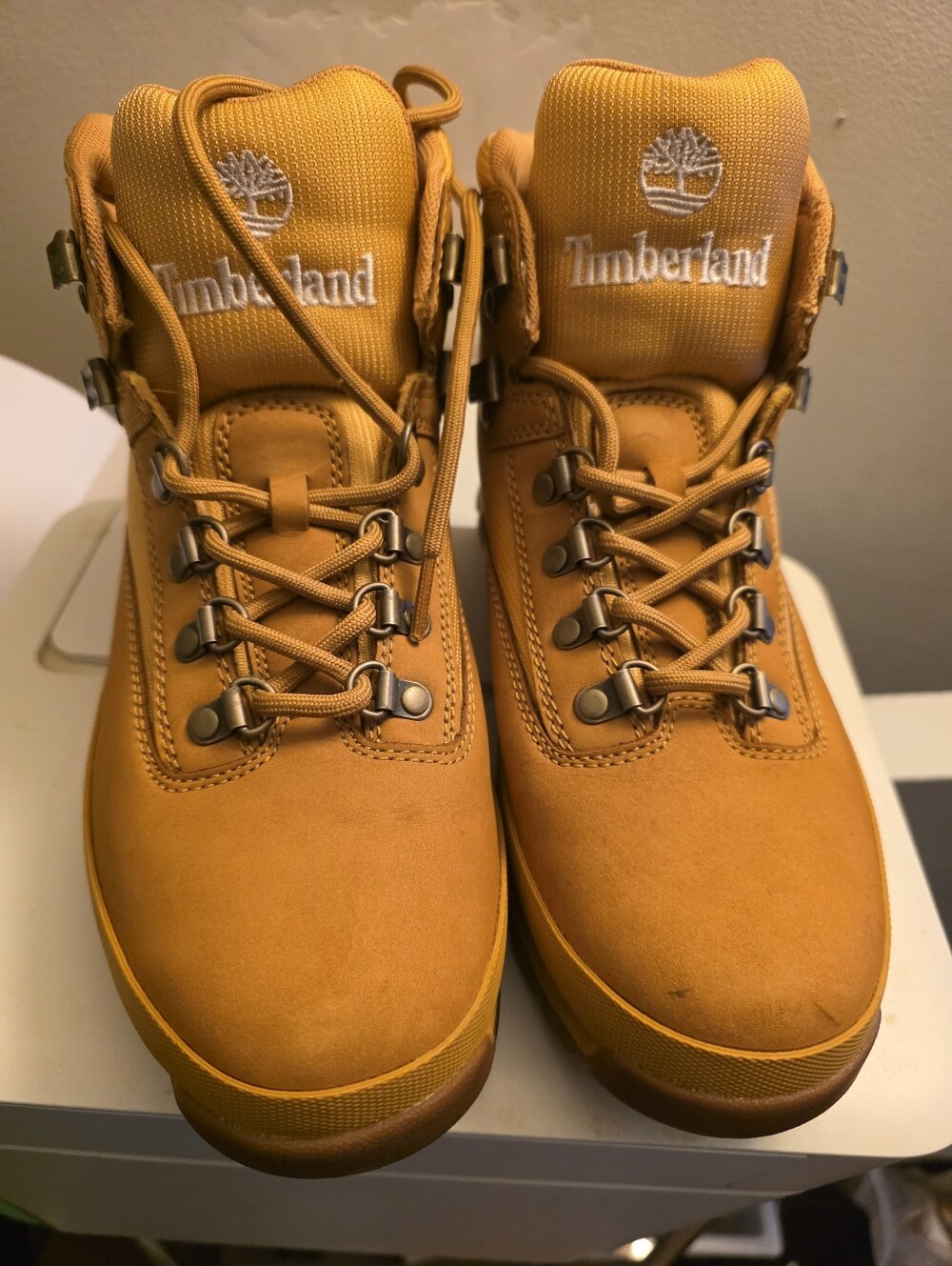 Timberland Euro Hiker Leather Boot in Wheat , Tan Size 8.5 US (EU 42, UK 8)
